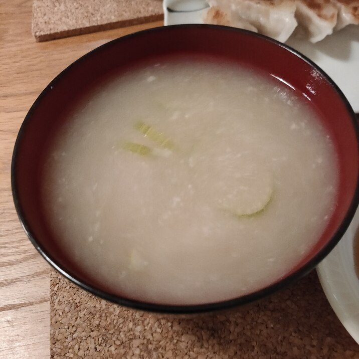 セロリの味噌汁